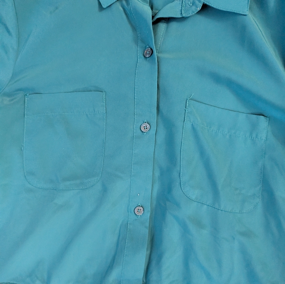 EUC Ladies Old Navy Tie Up Sleeve Tie Waist Long Sleeve Shirtdress Dress Sz S - Picture 7 of 9